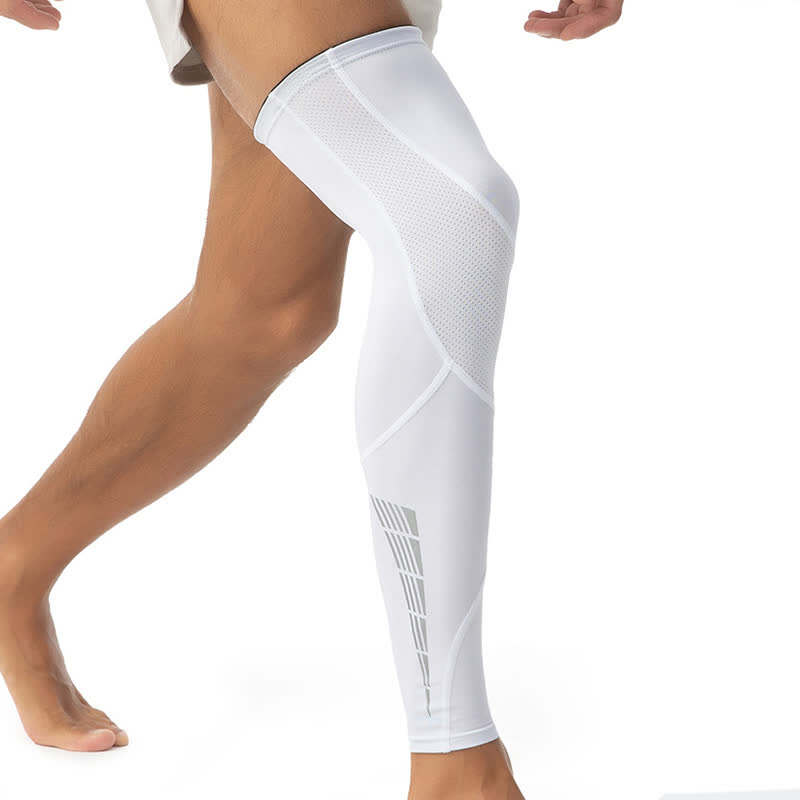 Manchons de compression réfléchissants et antidérapants pour le cyclisme - image 5