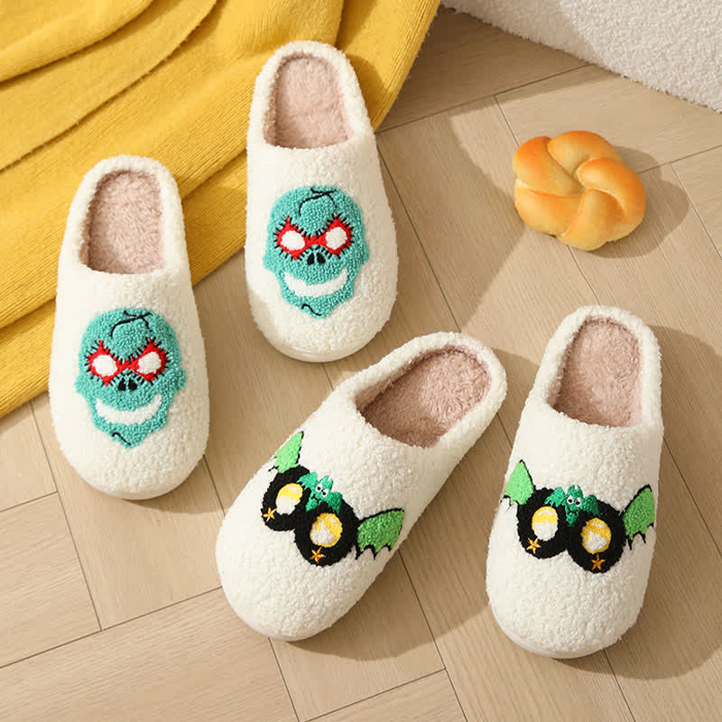 Chaussons grande taille motif dessin animé Halloween - image 3