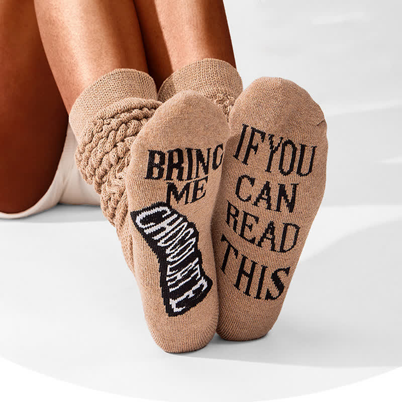 Chaussettes hautes à semelle imprimée - image 13