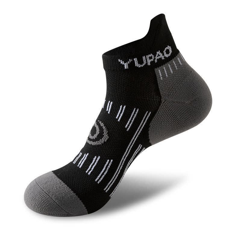 Chaussettes de compression sport grande taille à blocs de couleurs (5 paires) - Noir - EU38-45 (US5-11) - image 4