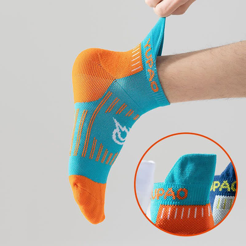 Chaussettes de compression sport grande taille à blocs de couleurs (5 paires) - image 11