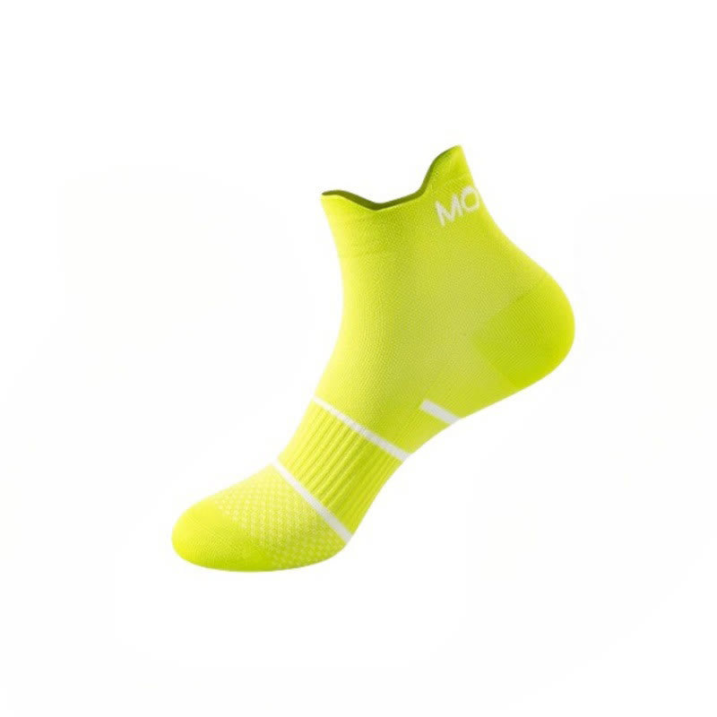 Chaussettes de compression sport à rayures grande taille (6 paires) - Vert - EU36-44 (US3-10) - image 11