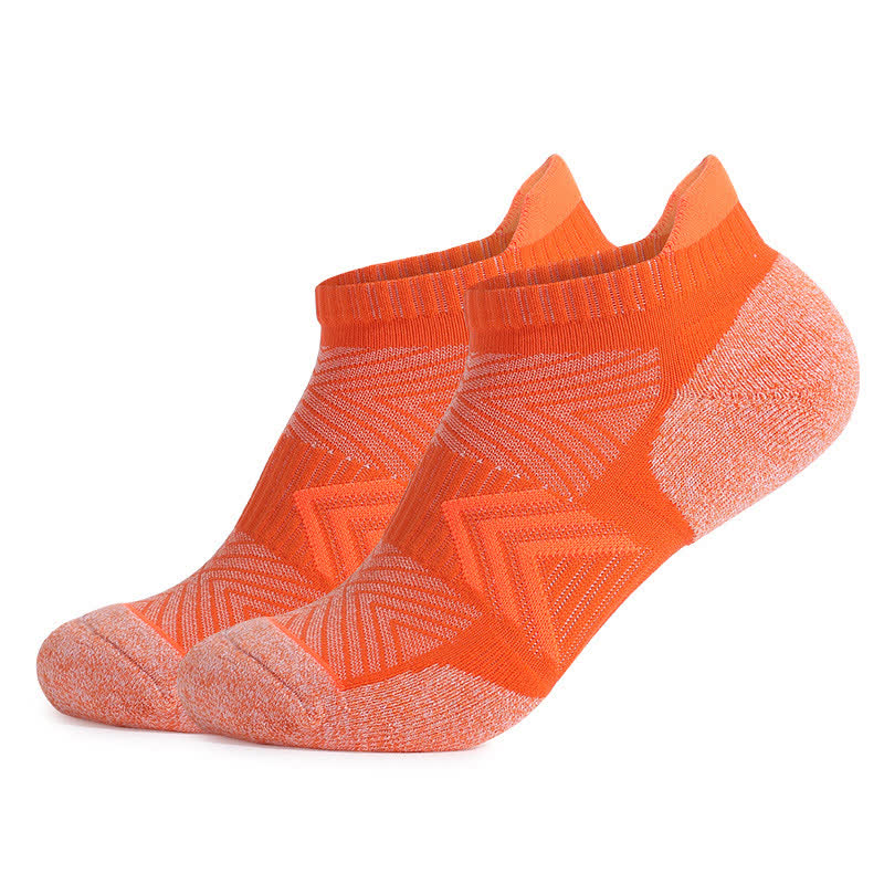 Chaussettes de compression antidérapantes en coton à blocs de couleurs Arrow (6 paires) - Orange - EU39-42 (US6-8.5) - image 4