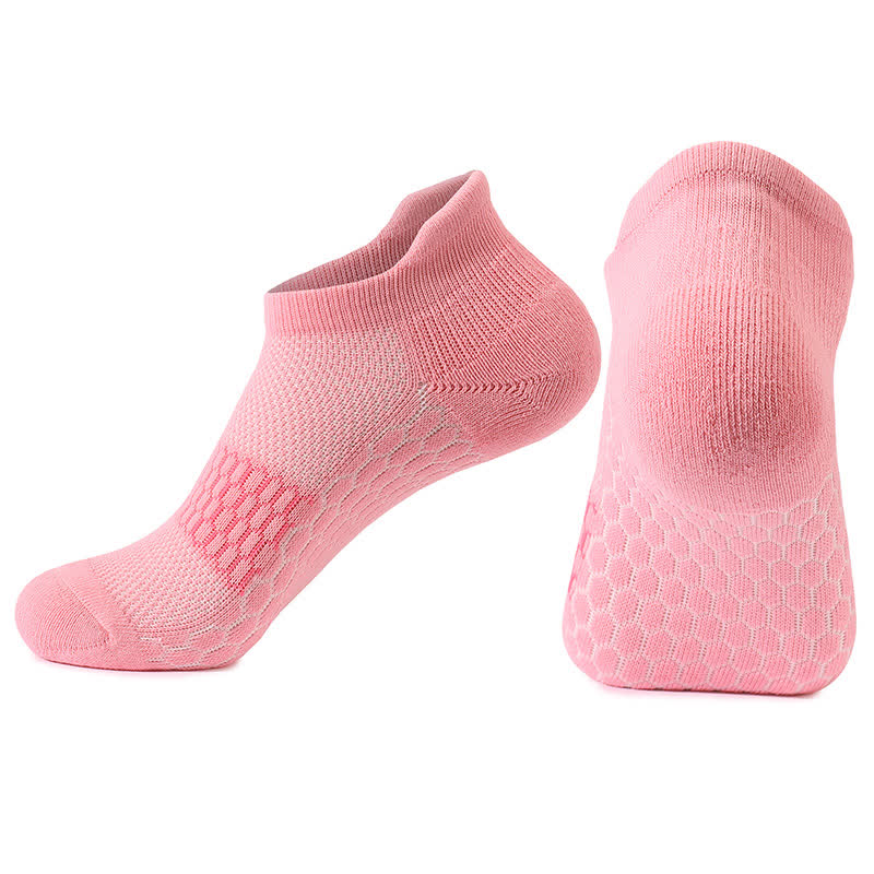 Chaussettes de compression en coton à blocs de couleurs dégradés (8 paires) - Rose - EU39-42 (US6-8.5) - image 12