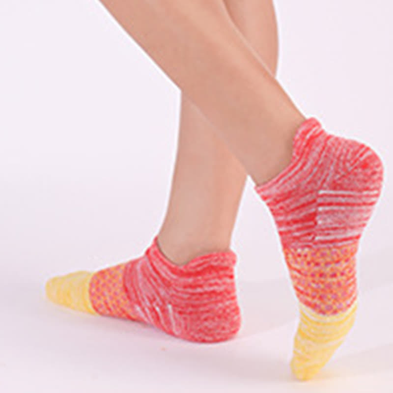 Chaussettes de compression en coton à blocs de couleurs dégradés (8 paires) - image 9
