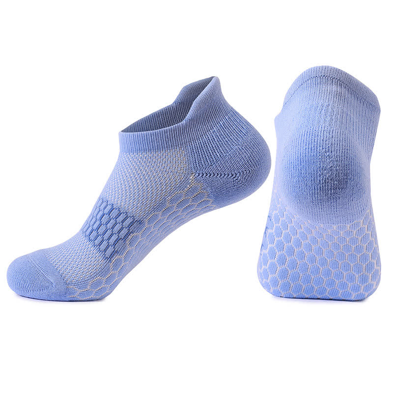 Chaussettes de compression en coton à blocs de couleurs dégradés (8 paires) - Bleu - EU39-42 (US6-8.5) - image 11