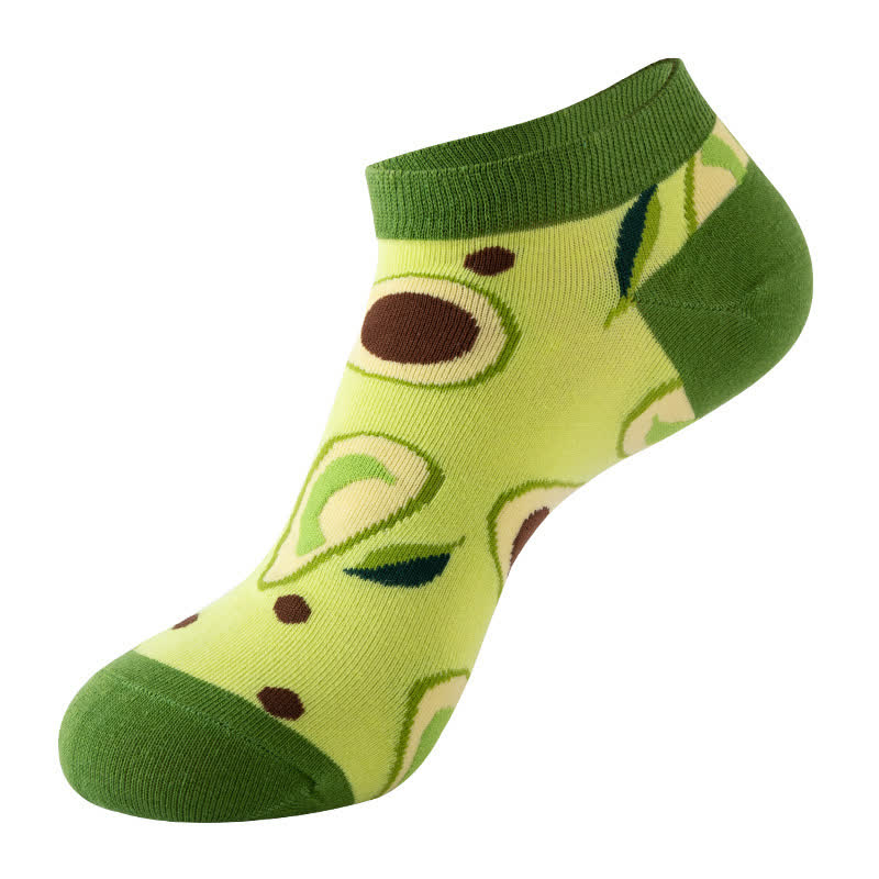 Chaussettes montantes Fruit Series (5 paires) - Vert - EU36-42 (US3-8.5) - image 5
