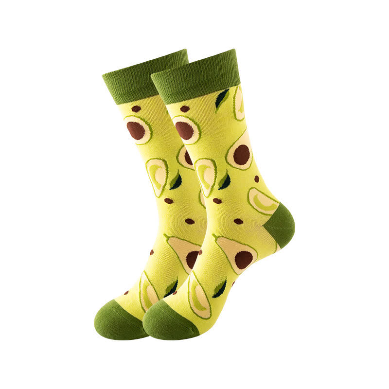 Chaussettes courtes de la série Fruits (6 paires) - Vert - EU36-43 (US3-9) - image 8