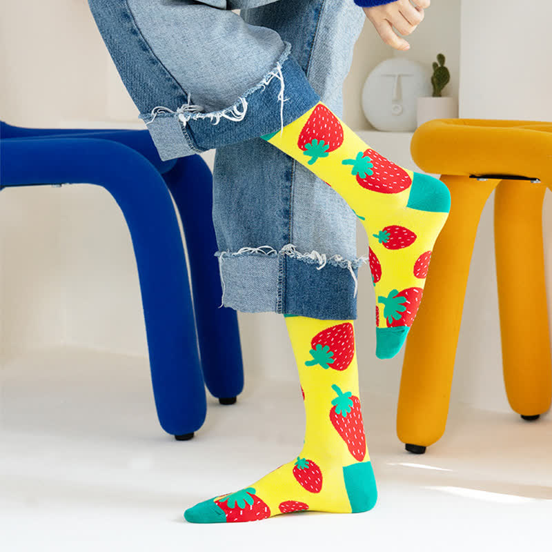 Chaussettes courtes de la série Fruits (6 paires) - image 3