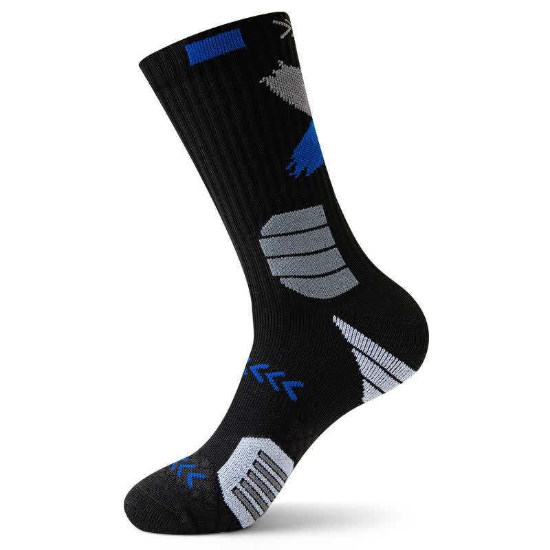 Chaussettes de sport à imprimé graphique Arrow (5 paires) - Noir - EU39-44 (US6-10) - image 7