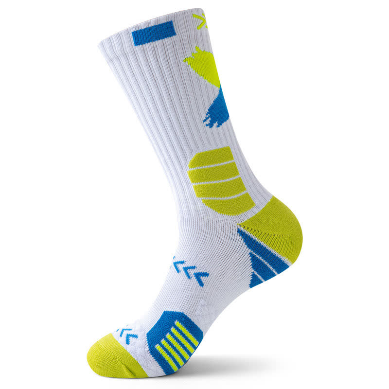 Chaussettes de sport à imprimé graphique Arrow (5 paires) - Jaune - EU39-44 (US6-10) - image 9