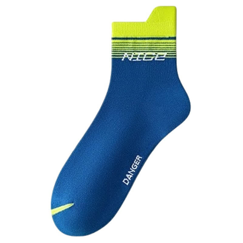 Chaussettes de compression à rayures et imprimé lettres (5 paires) - Bleu - EU39-44 (US6-10) - image 14