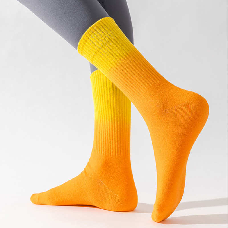 Chaussettes de compression à blocs de couleurs dégradés (6 paires) - image 4