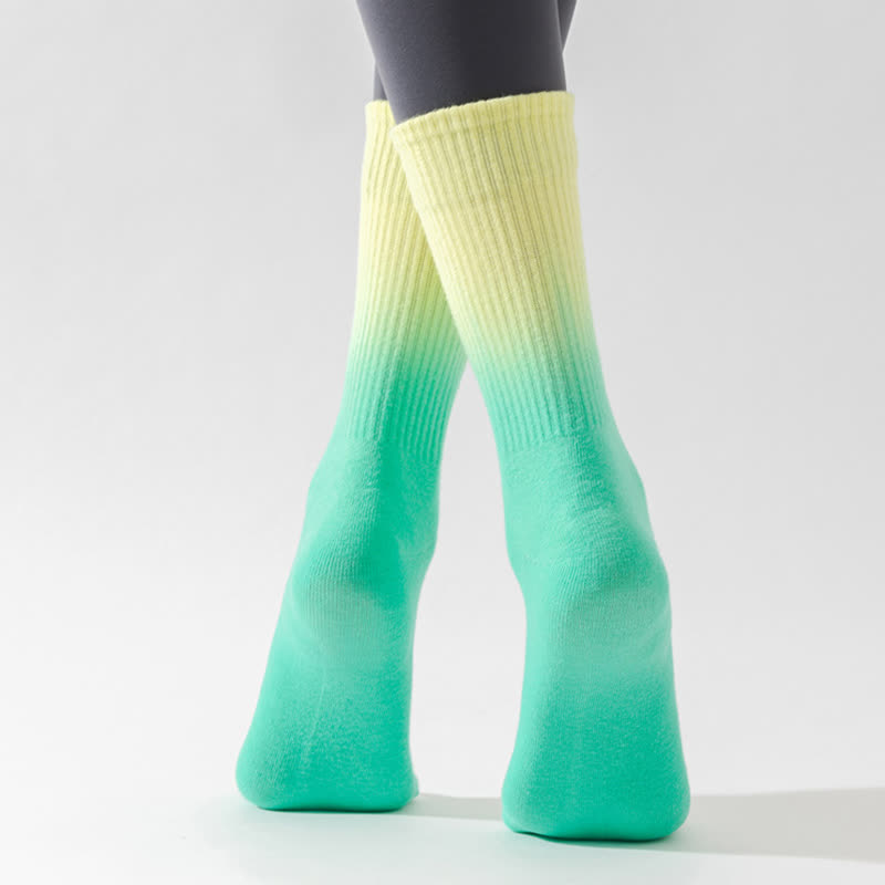 Chaussettes de compression à blocs de couleurs dégradés (6 paires) - image 10