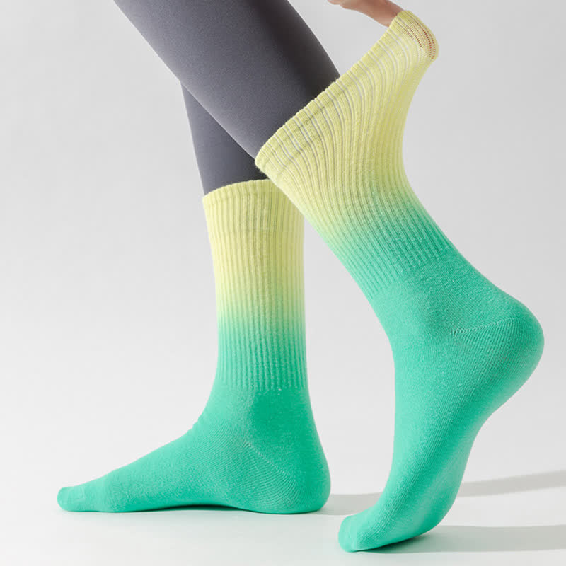 Chaussettes de compression à blocs de couleurs dégradés (6 paires) - image 9