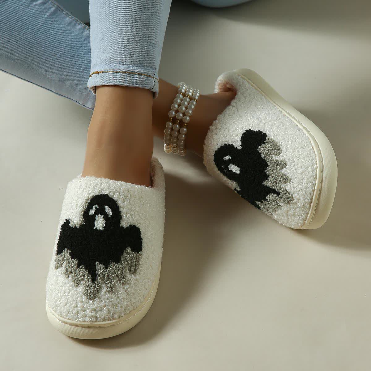 Chaussons fantômes d'Halloween grande taille - image 3