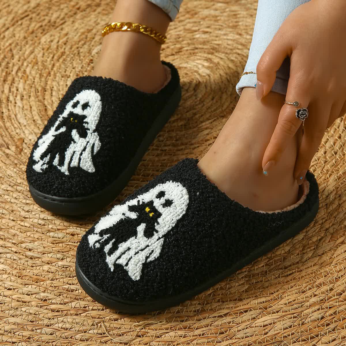 Chaussons fantômes amusants d'Halloween grande taille - image 8