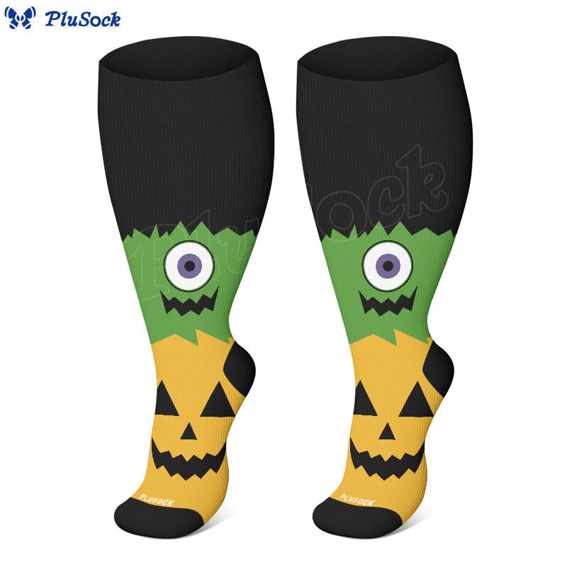 Chaussettes de compression Halloween grande taille (3 paires) - image 4