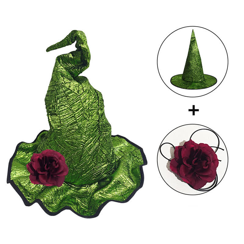 Chapeau de sorcière scintillant pour la fête d'Halloween - image 8