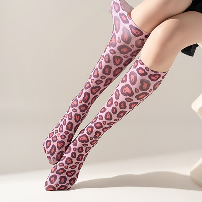 Chaussettes hautes à imprimé camouflage léopard sauvage (5 paires) - image 10