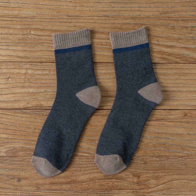 Chaussettes classiques tendance grande taille (7 paires) - Gris foncé - EU39-43(US6-9) - image 13