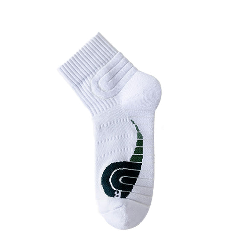 Chaussettes de compression de tennis grandes tailles pour chevilles (3 paires) - Vert foncé - EU38-44(US5-10) - image 10