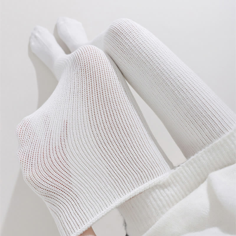 Chaussettes hautes en coton souple - image 18