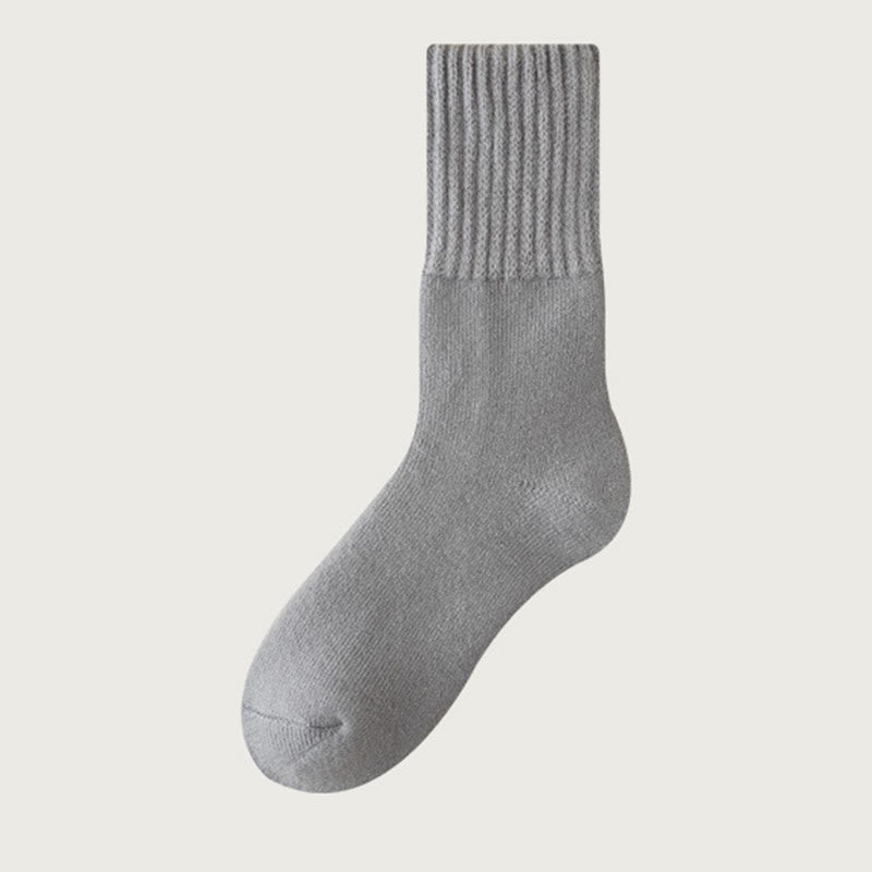Chaussettes polaires confortables Plusock grandes tailles (6 paires) - Gris clair - EU39-44(US6-10) - image 13