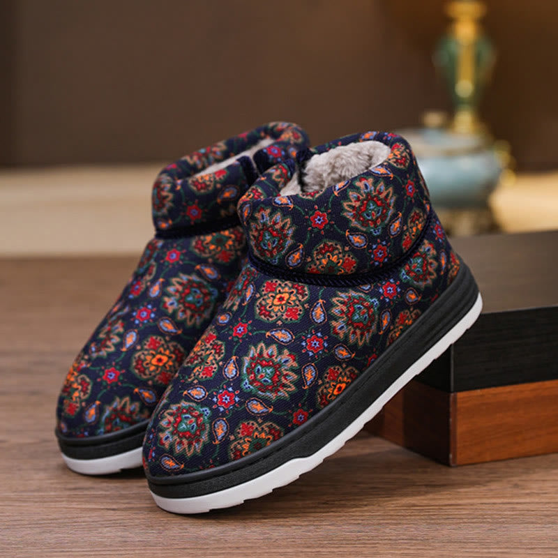 Pantoufles à fermeture éclair Plusock grandes tailles - Bleu - EU41-42(US7.5-8.5) - image 12