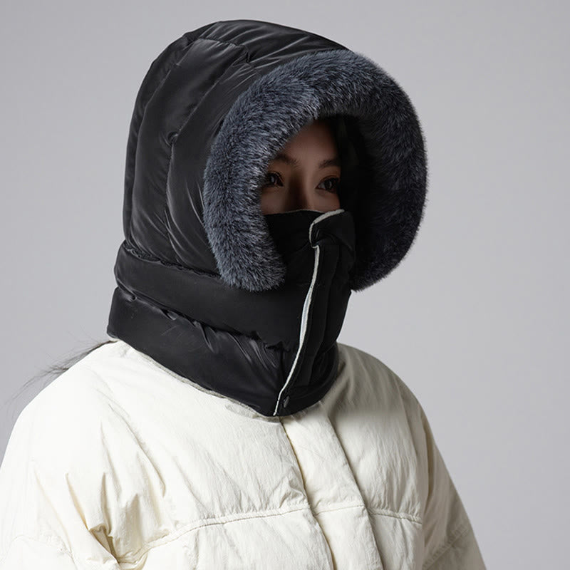 Écharpe à capuche unie - image 9