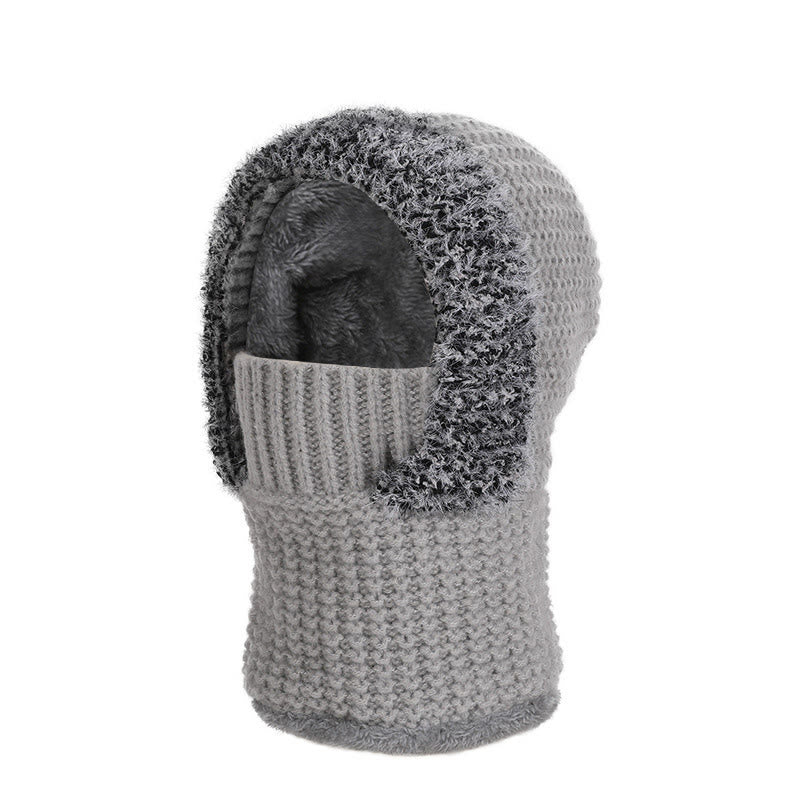 Écharpe à capuche de protection faciale à poser debout - Gris - One Size - image 14