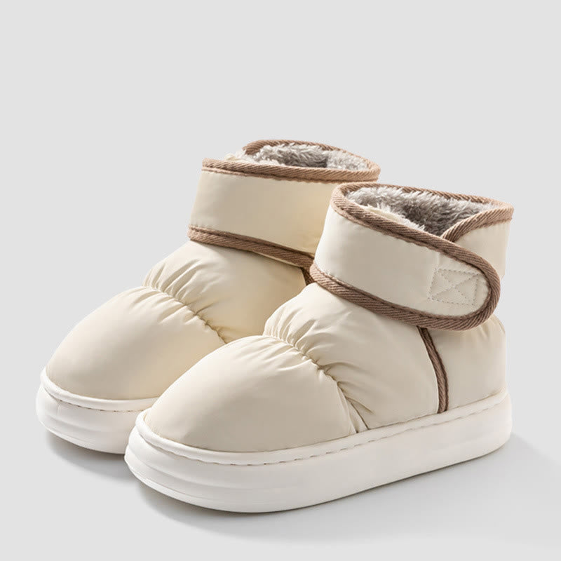 Pantoufles montantes chaudes grandes tailles - Beige - EU44-45(US9-10) - image 10