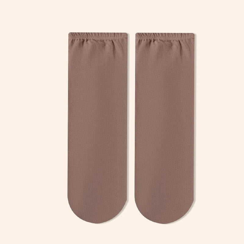 Chaussettes de nuit chaudes et confortables jusqu'aux genoux - Café - EU36-40(US3-7) - image 7