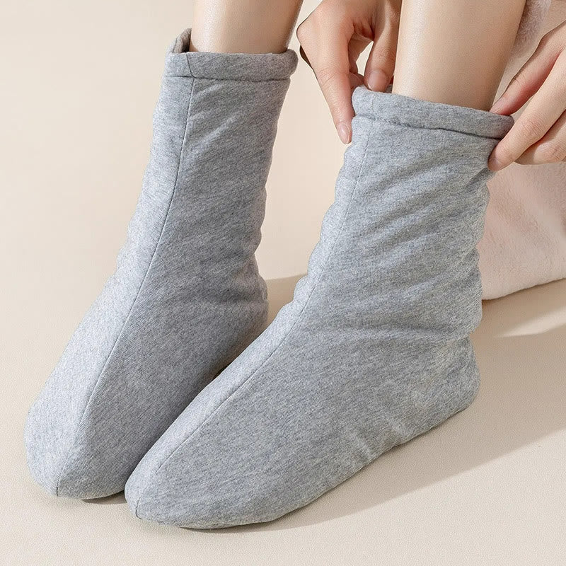 Chaussettes de nuit en pur coton doux pour la peau - Haut ample - EU45-46(US11-12) - image 17
