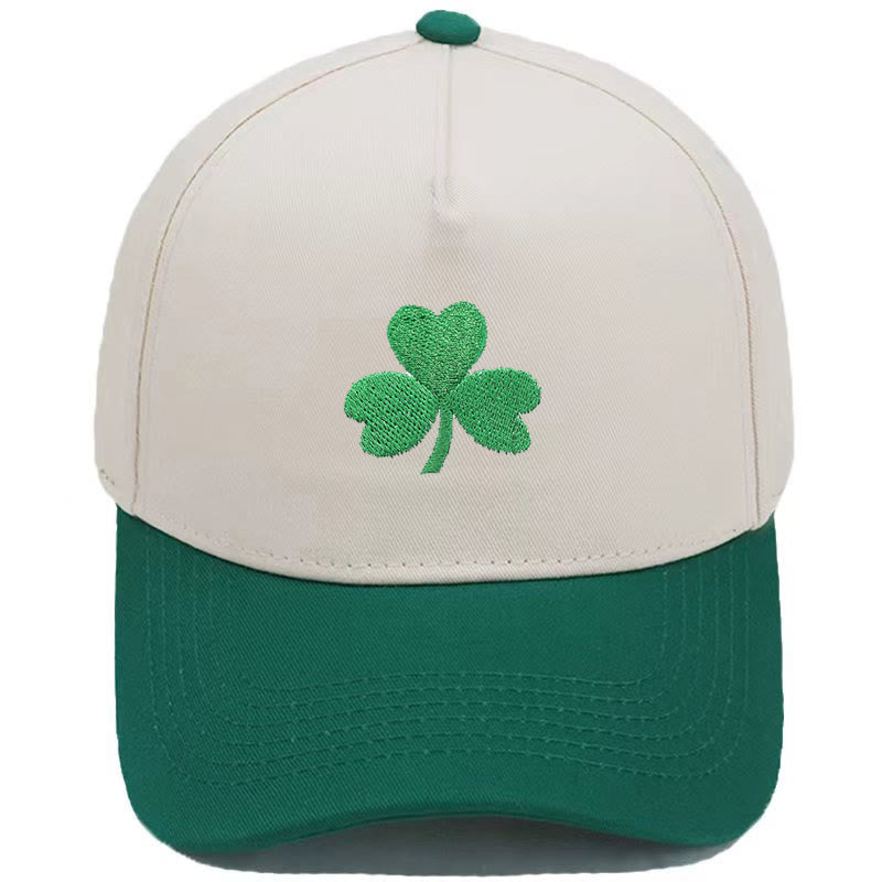 Casquette de baseball trèfle grande taille - Vert - One Size - image 0