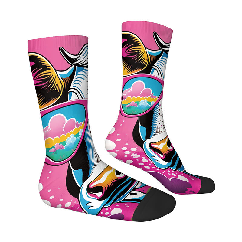 Chaussettes 3D Cheval Grenouille (4 paires) - image 6