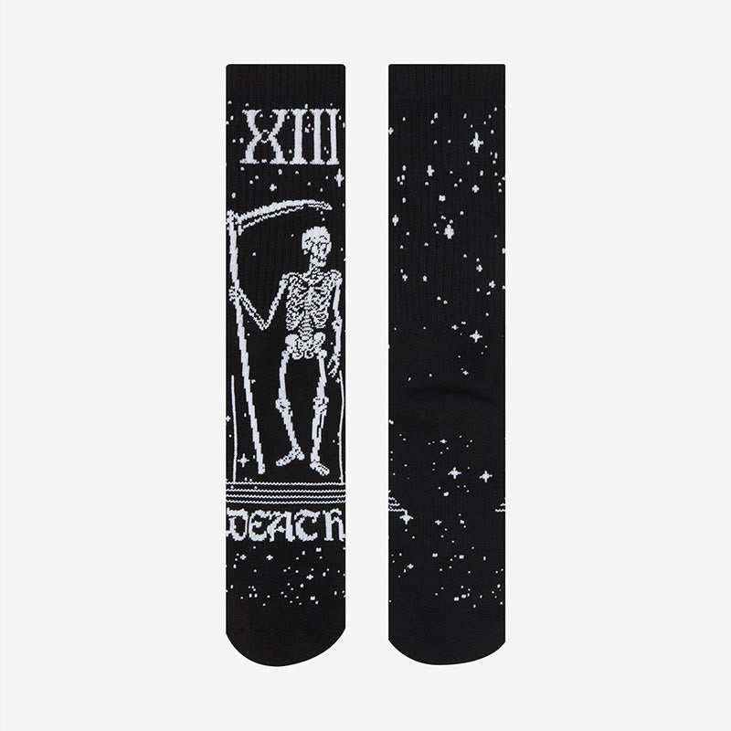 Chaussettes à motifs de crânes et de squelettes (3 paires) - image 6