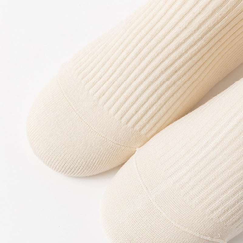 Chaussettes de nuit épaisses en soie de mûrier (3 paires) - image 18
