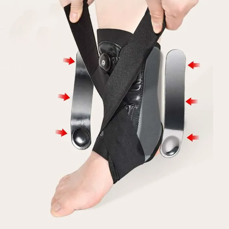 Attelle de cheville avec support de pied réglable en aluminium - image 4