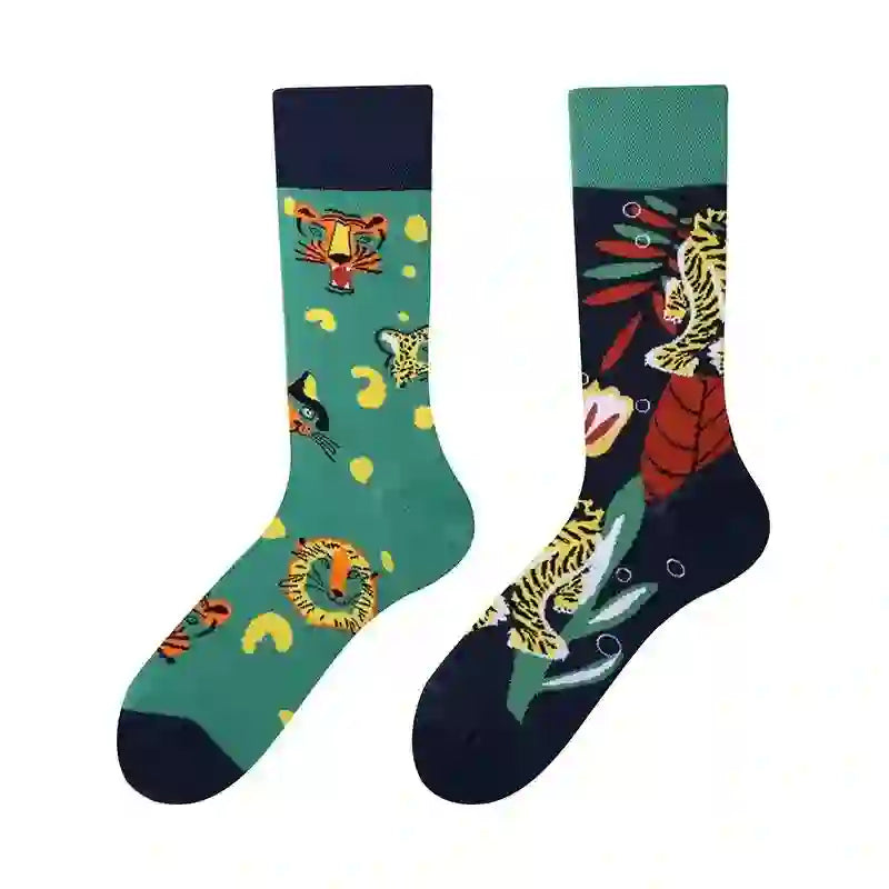 Chaussettes courtes à motif tigre joueur - image 1