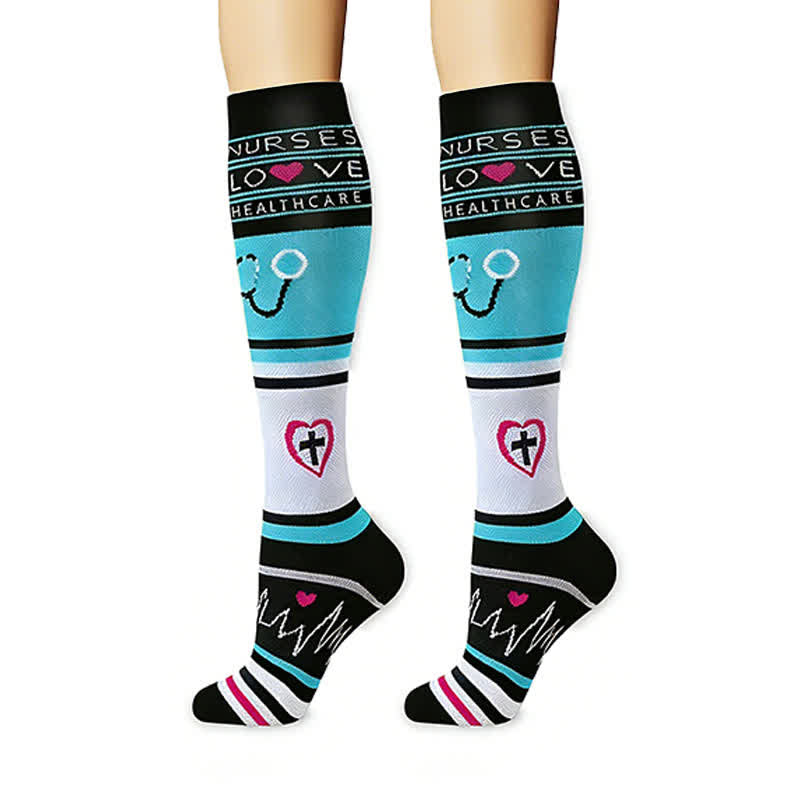 Chaussettes de compression à motifs variés Healthcare Icon (6 paires) - image 6