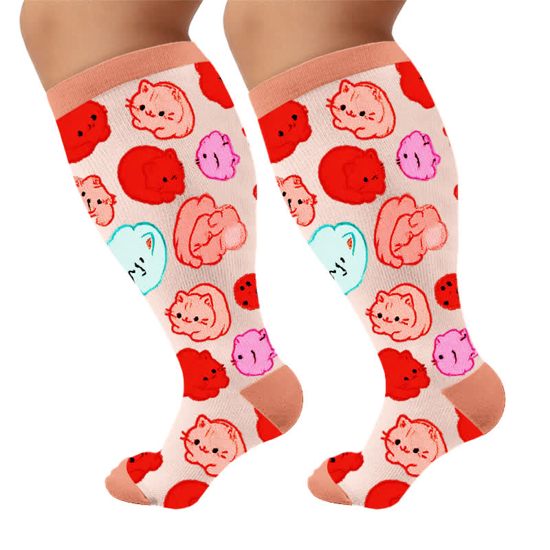 Chaussettes de compression grandes tailles pour chats et chiens - Abricot (1 paire) - 4XL - image 7