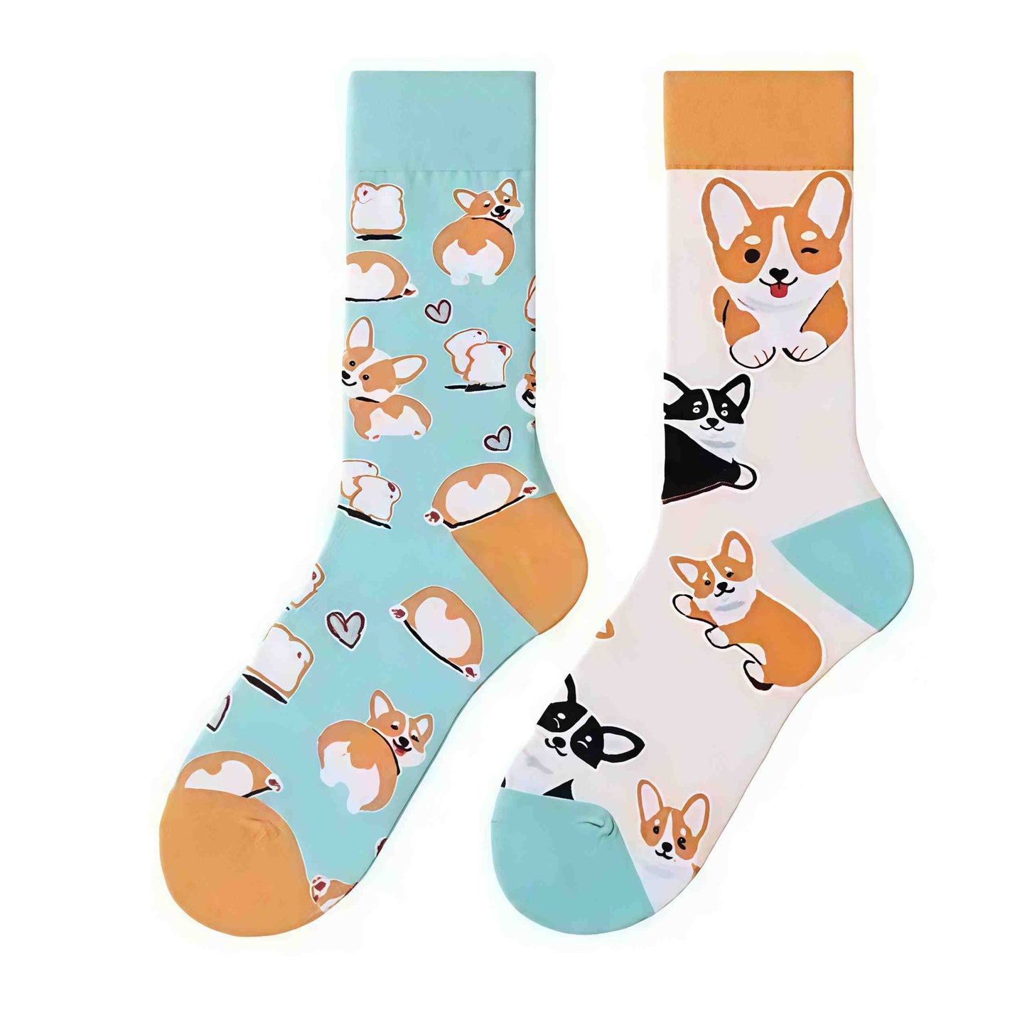 Chaussettes courtes mignonnes en forme de cœur pour chien - image 1