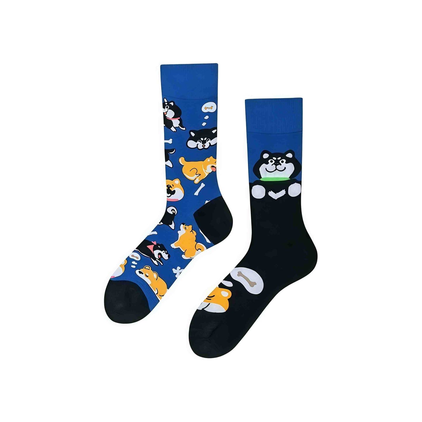 Chaussettes courtes à motif d'os de chien mignon - image 1