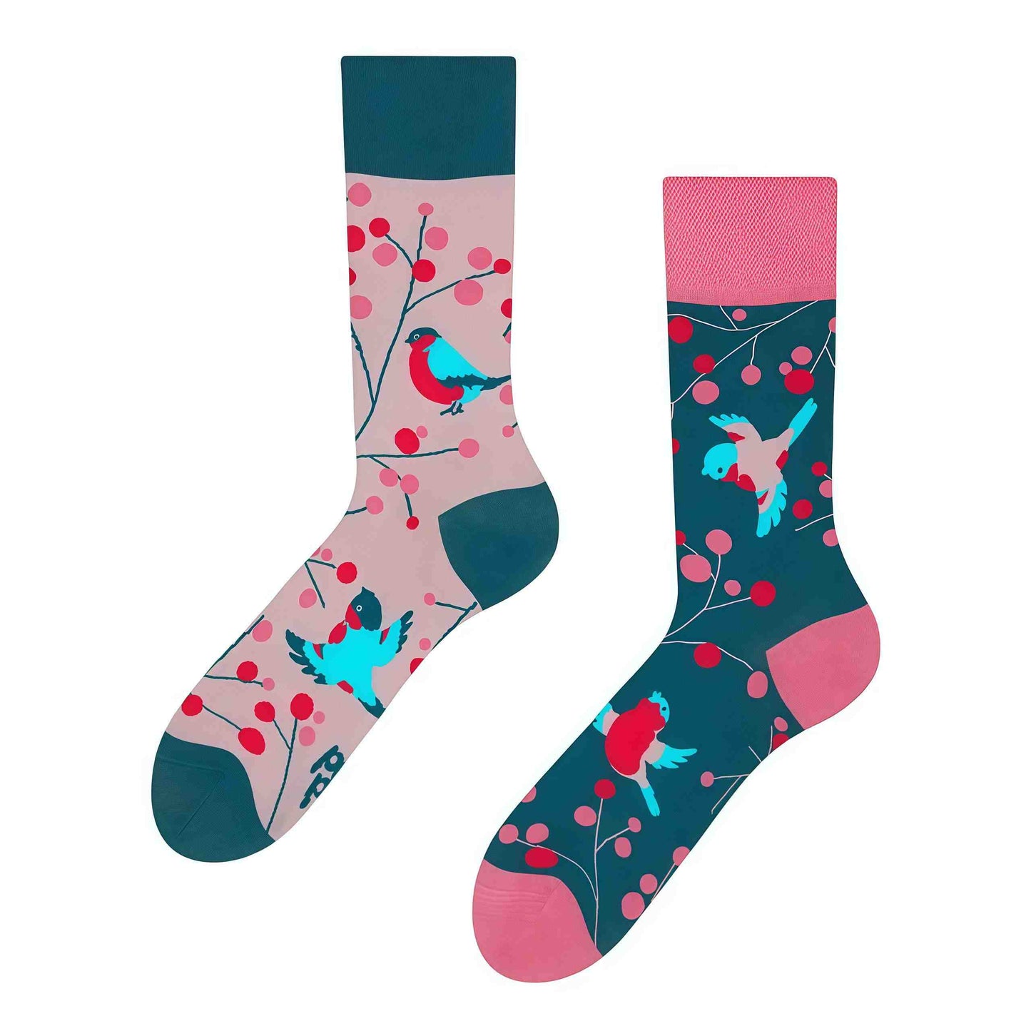 Chaussettes courtes à motif d'oiseau mignon - image 1