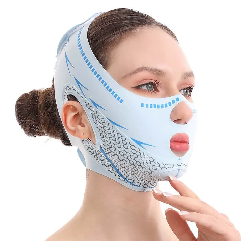 Enveloppement facial liftant en graphène en forme de V - image 1