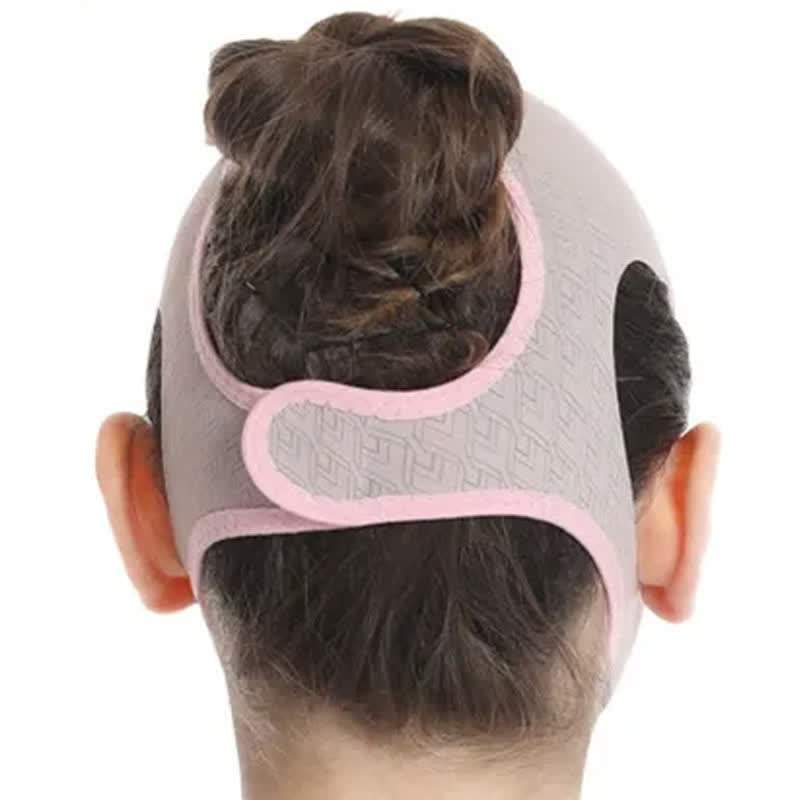 Bandage facial élastique ComfortFit en forme de V pour muscle masséter - image 3