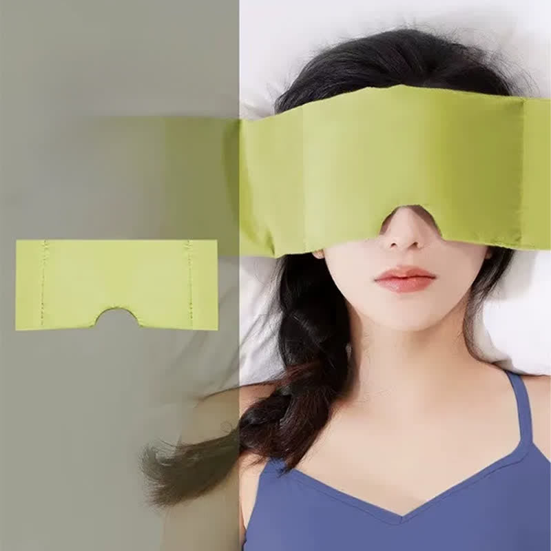Masque de sommeil lesté apaisant pour les yeux fatigués - Vert - One Size - image 3