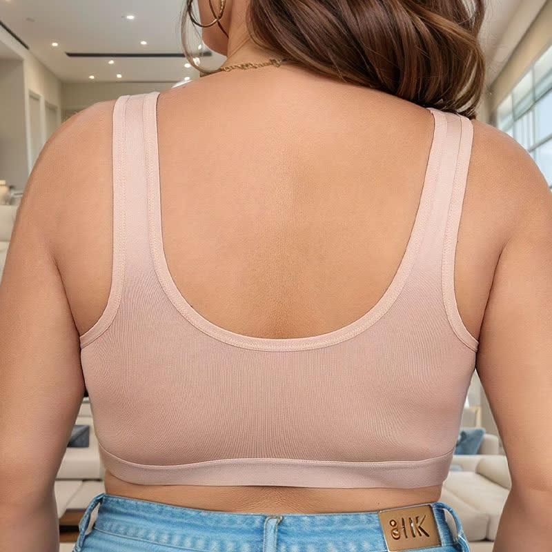 Soutien-gorge de sport sans armatures à fermeture avant - image 12