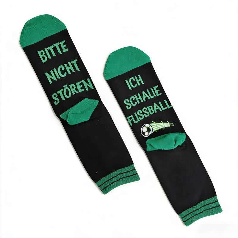 Chaussettes de football rayées en coton (3 paires) - Noir - EU39-44(US6-10) - image 12